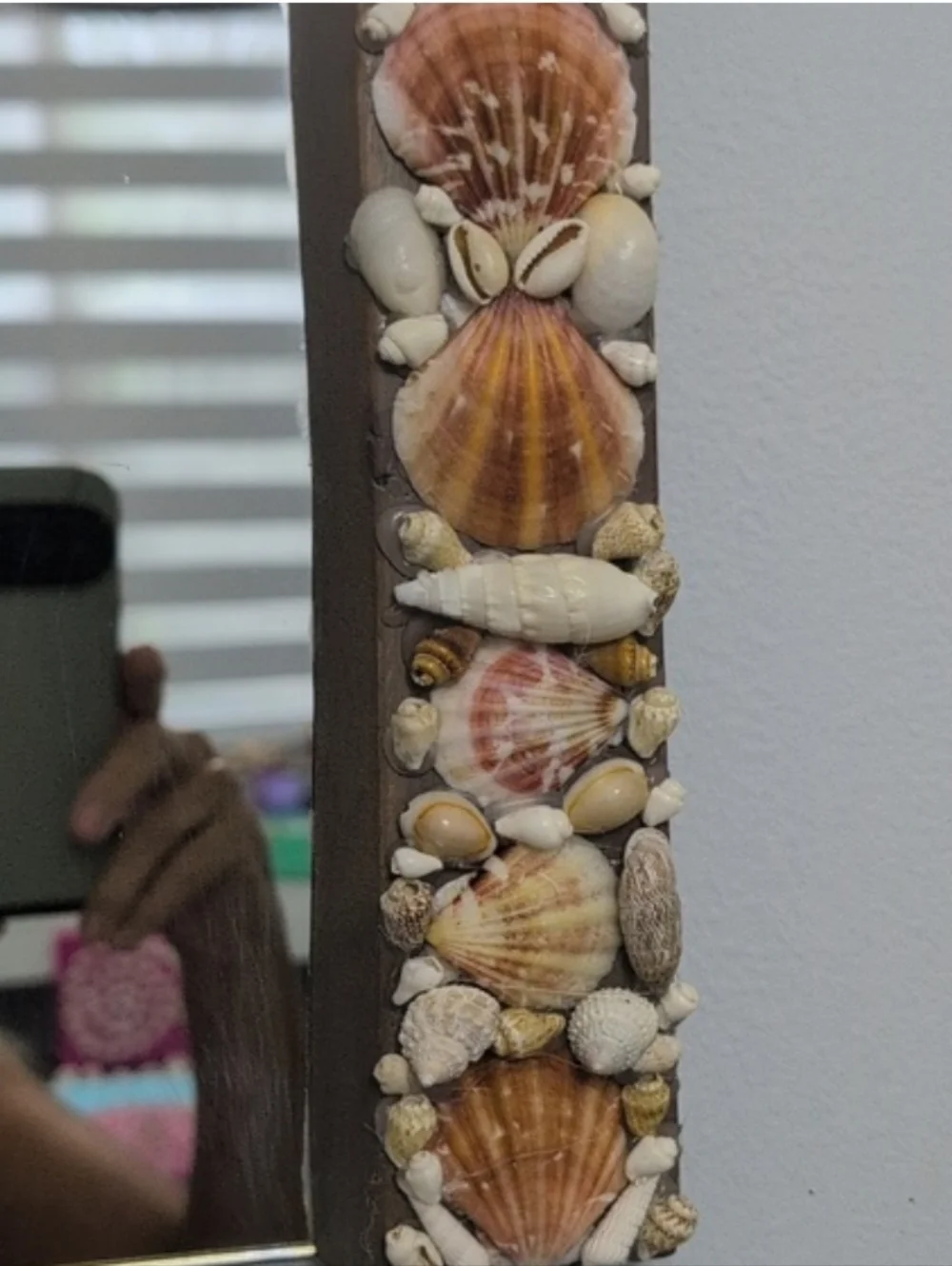 Shell Art Mirror, Seashell Art, Decorative Mirror, Home Decorl Seashells Coastal